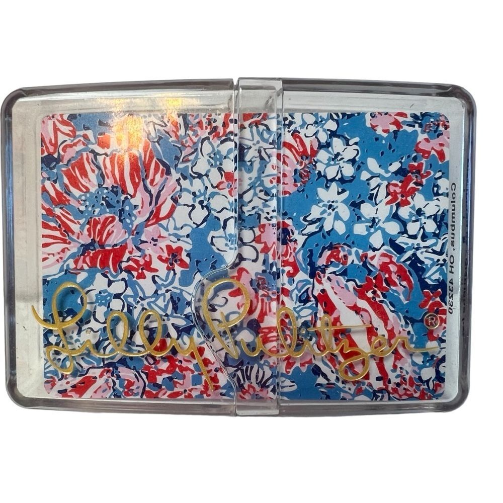 Lilly Pulitzer Deck Of Cards Bay Blue Pop Pop New
